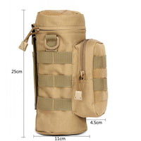 Thumbnail for Outdoors Molle Water Bottle Pouch Tactical Gear Kettle Waist Shoulder Bag for Army Fans Climbing Camping Hiking Bags