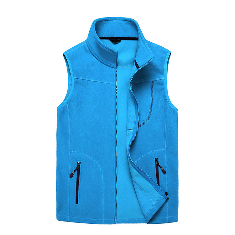 Outdoor Fleece Vest Couple Style Outerwear Jacket