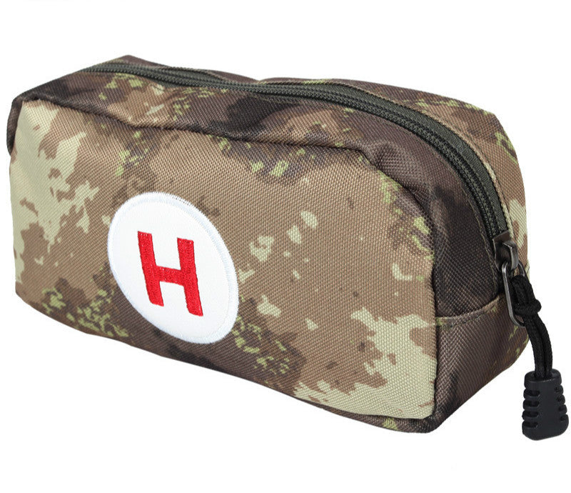 Camouflage first aid bag