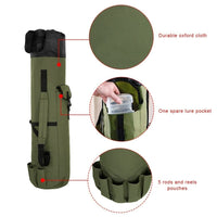 Thumbnail for Fishing rod storage fishing rod portable reel bag