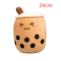 Thumbnail for Cute Fruit Drink Plush Stuffed Soft Strawberry Milk Tea Plush Boba Tea Cup Toy Bubble Tea Pillow Cushion Kids Gift