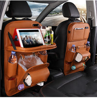 Thumbnail for Pad-Bag Organizer Tray Car-Seat Car-Trash-Can Auto-Accessories Foldable Table Travel