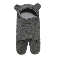 Thumbnail for Lamb Plush Sleeping Bag Newborn Baby Swaddling Quilt