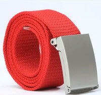 Thumbnail for Candy-colored fashionable canvas belts for men and women