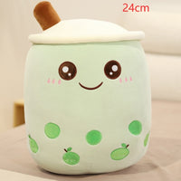 Thumbnail for Cute Fruit Drink Plush Stuffed Soft Strawberry Milk Tea Plush Boba Tea Cup Toy Bubble Tea Pillow Cushion Kids Gift