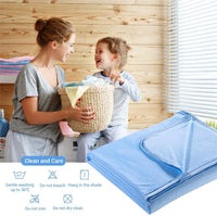 Thumbnail for Cooling Blanket Cooling Fiber Absorb Heat Washable Cover Over Blankets Summer