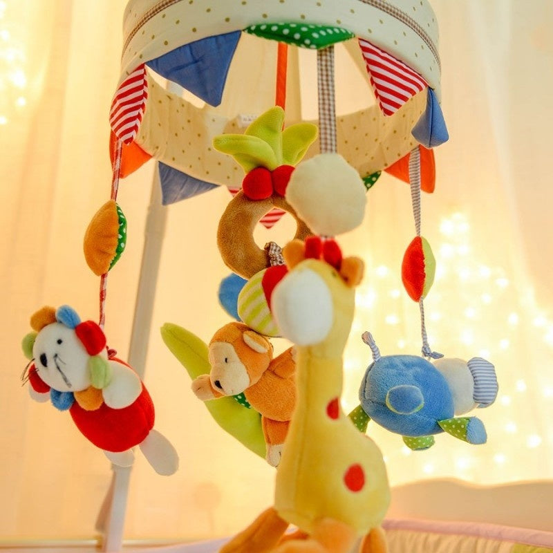 Electric Rotating Crib Music Bed Bell