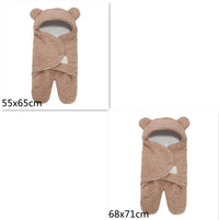 Thumbnail for Lamb Plush Sleeping Bag Newborn Baby Swaddling Quilt