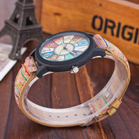 Thumbnail for Casual Vintage Leather Women Quartz Wrist Watch Gift Clock