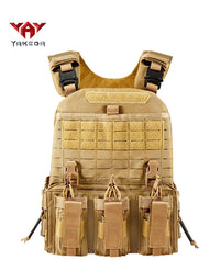 Thumbnail for MOLLE System Quick Dismantling Tactical Vest Outdoor Military Fan Training Suit