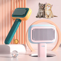 Thumbnail for New Pet Cat Dog Hair Brush Hair Massage Comb Open-Knot Brush Grooming Cleaning Tool Stainless Steel Comb