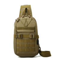 Thumbnail for Outdoor Tactical Camouflage Military Fan Portable Chest Bag