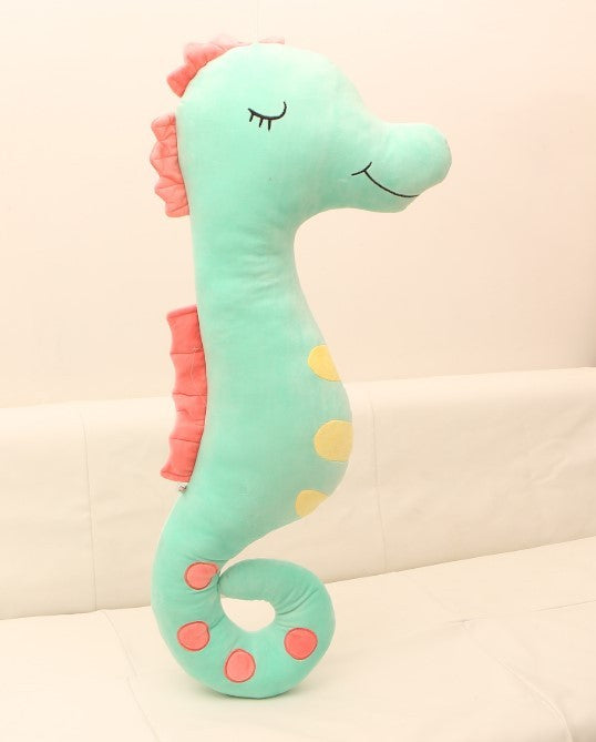 Dorimytrader creative seahorse plush pillow giant stuffed cartoon Sea horse doll toy