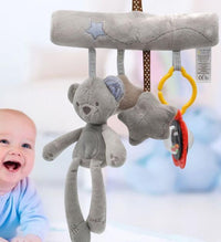 Thumbnail for Infant Toddler Rattles Toys for Baby Stroller Crib Soft Rabbit Bear Style Pram Hanging Toys Plush Appease Doll Bed Accessories