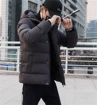 Thumbnail for Men's Winter Fleece Padded Jacket Thick Heating Clothing