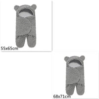 Thumbnail for Lamb Plush Sleeping Bag Newborn Baby Swaddling Quilt