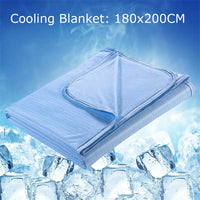 Thumbnail for Cooling Blanket Cooling Fiber Absorb Heat Washable Cover Over Blankets Summer