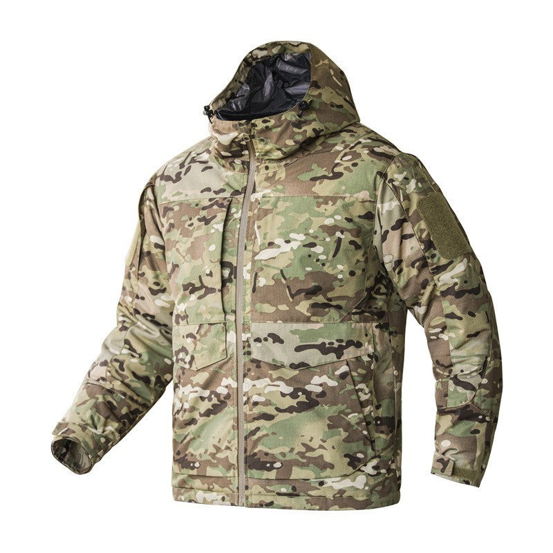 Men's Winter Outdoor Cold Tactical Cotton Jacket Camouflage