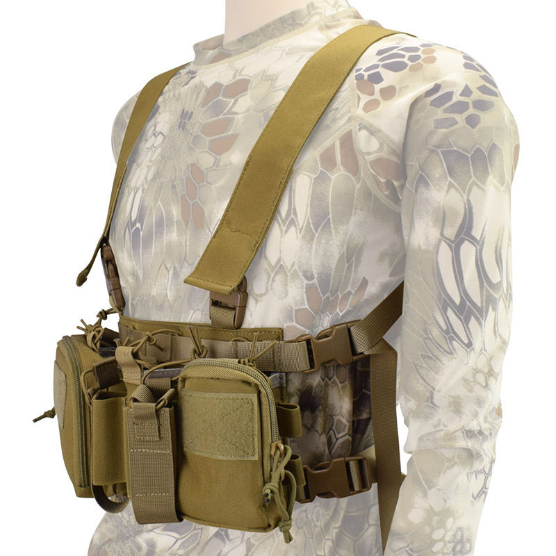 Outdoor Military Fan Tactical Bellyband Multifunctional Tactical Vest