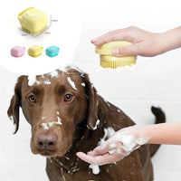 Thumbnail for Silicone Dog Bath Massage Gloves Brush Pet Cat Bathroom Cleaning Tool Comb Brush For Dog Can Pour Shampoo Dog Grooming Supplies