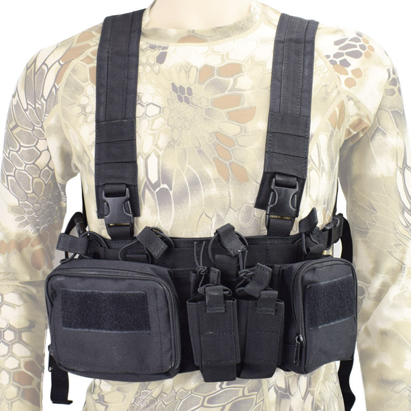 Outdoor Military Fan Tactical Bellyband Multifunctional Tactical Vest